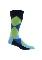 Calcetín Algodón Hombre Diamond Azul