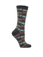 Calcetín Algodón Mujer C Kombi Gris