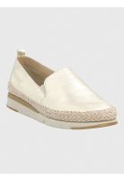 Alpargata Cuero Mujer Rope Metalizada