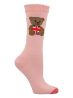 Calcetín Algodón Mujer C St Uk Bear Rosado