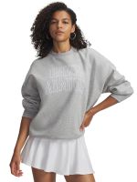 Poleron Mujer Rival Fleece Os Varsity Crew Gris