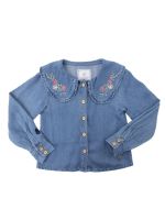 Blusa Manga Larga Matilda Niña Azul