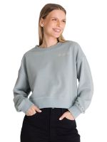 Polerón Crewneck Mujer Relaxed French Terry Celeste