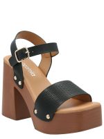 Sandalia Mujer Francesco Negro