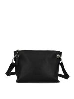 Cartera Cuero Mujer Fabia Cross Negro