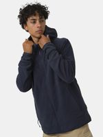 Polerón Unisex Full Zipper Hexagonal Azul