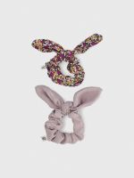 Pack 2 Scrunchie Algodón Niña Multicolor