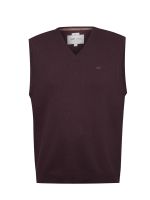 Chaleco Sin Mangas Lana Hombre Vestswin Burdeo Rockford