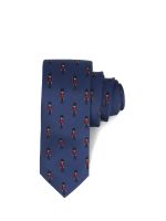 Corbata Seda Hombre Hp Tie England Azul Marino