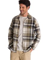 Chaqueta Manga Larga Hombre Flannel Oliva