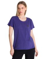 Polera Manga Corta Mujer Logo Azul