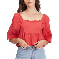 Blusa M/C Cross My Heart J Wvt Rojo Mujer