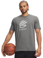 Polera M/C Hombre Curry Splash Wordmark Polera Verde