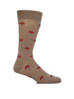 Calcetín Algodón Hombre C Cuff Car Café