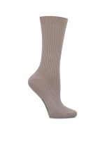 Calcetín Algodón Mujer C Lurex Block Beige