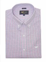 Camisa Libre de Arrugas Algodón Blanco Hombre