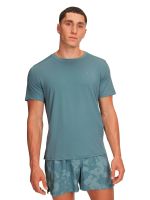 Polera Manga Corta Running para Hombre Launch Elite Verde
