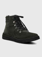 Botin Cuero Mujer Wormit Verde