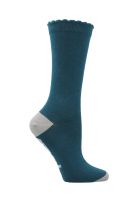 Calcetines Basic Plain Mujer Verde