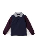 Polera Manga Larga Niño North Azul