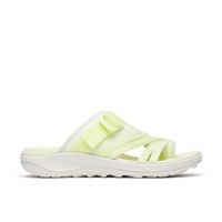 Sandalia Mujer District 4 Post Amarillo Claro