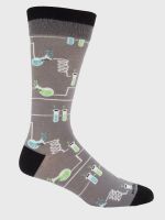 Calcetin Algodón Hombre C Chemical Gris