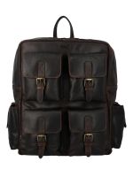 Mochila Cuero Unisex Tc Wolff Back Café