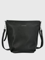 Cartera Ecocuero Mujer Cordy Hobo Negro