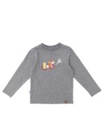 Polera Manga Larga Imagine Niño Gris