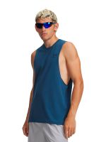 Polera S/M UA Left Chest Cut-Off Azul Hombre