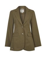 Chaqueta Lino Orgánico Verde Rua Mujer