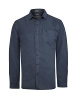 Camisa Tencel Hombre Tencel Azul
