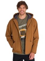 Chaqueta Hooded Sherpa Hombre Bronze