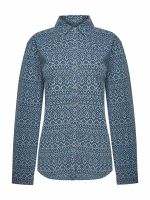 Blusa Algodón Mujer Genario Azul