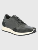 Zapatilla Cuero Negro Hombre Paramus