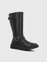Bota Cuero Mujer Mildre Negra