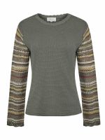 Polera Algodon Org. Mujer Acacia Verde