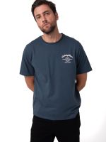 Polera Manga Corta Hombre Varsity Azul