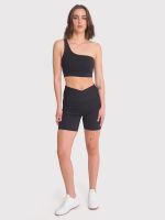 Calza Biker Mujer Livia Negro