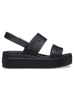 Sandalia Crocs Mujer Plataforma Brooklyn Negro