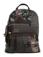 Mochila Textil Mujer Carmin Back Gris