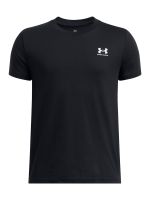 Polera Manga Corta Ua Sportstyle Lc Negro Para Niño