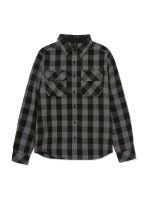Camisa Manga Larga Mujer Buffalo Check Negro
