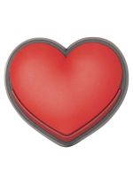 Jibbitz Crocs Corazón Rojo