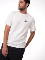 Polera Manga Corta Hombre Western Urban Blanco