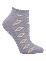 Calcetín Bambú Mujer Ped St Rombo Morado