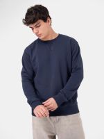 Poleron Hombre Basic Crew Azul