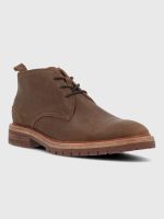 Botin Cuero Hombre Milvio Café
