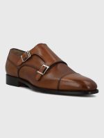 Zapato Italiano Cuero Hombre Macelli Café