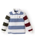 Polera Manga Larga Niño Marine Azul